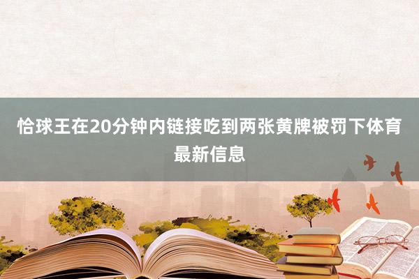 恰球王在20分钟内链接吃到两张黄牌被罚下体育最新信息