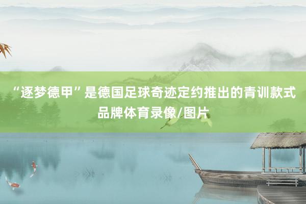 “逐梦德甲”是德国足球奇迹定约推出的青训款式品牌体育录像/图片
