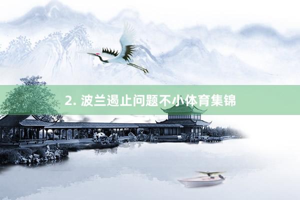 2. 波兰遏止问题不小体育集锦