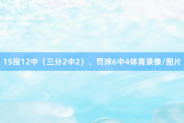 15投12中（三分2中2）、罚球6中4体育录像/图片