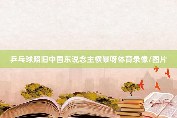 乒乓球照旧中国东说念主横暴呀体育录像/图片