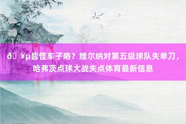 🥵皆怪车子咯？维尔纳对第五级球队失单刀，哈弗茨点球大战失点体