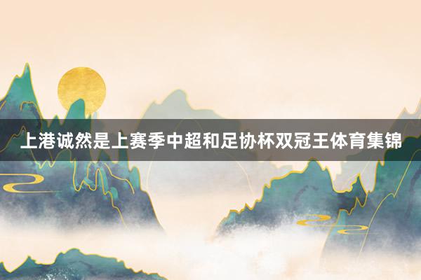 上港诚然是上赛季中超和足协杯双冠王体育集锦