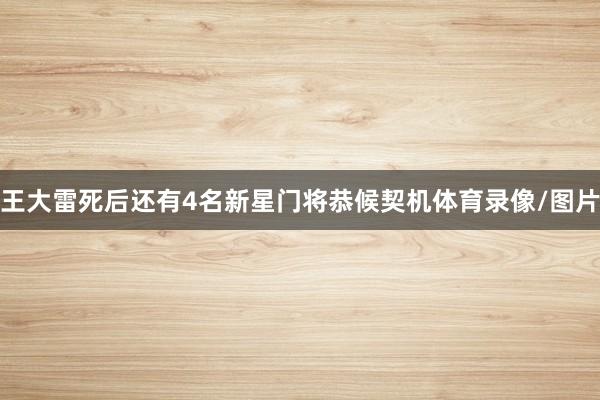 王大雷死后还有4名新星门将恭候契机体育录像/图片