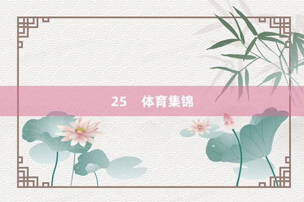25    体育集锦
