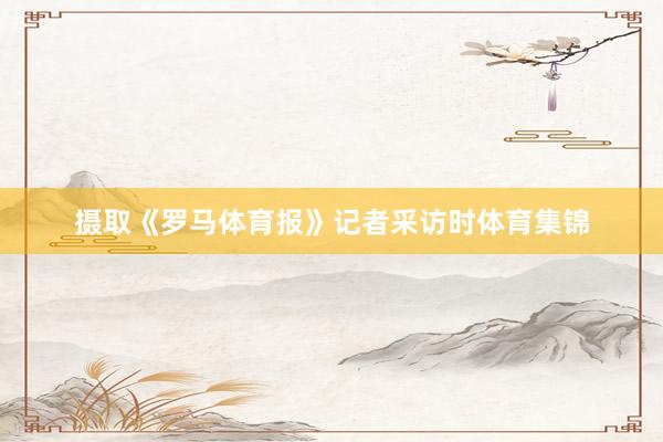 摄取《罗马体育报》记者采访时体育集锦