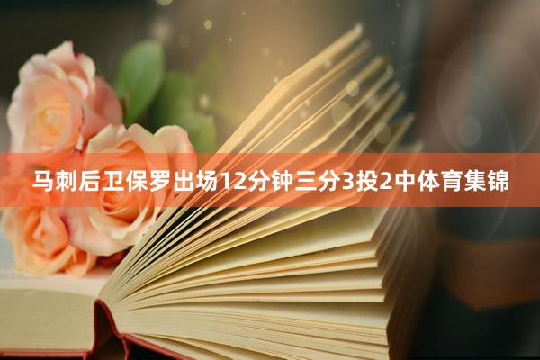 马刺后卫保罗出场12分钟三分3投2中体育集锦