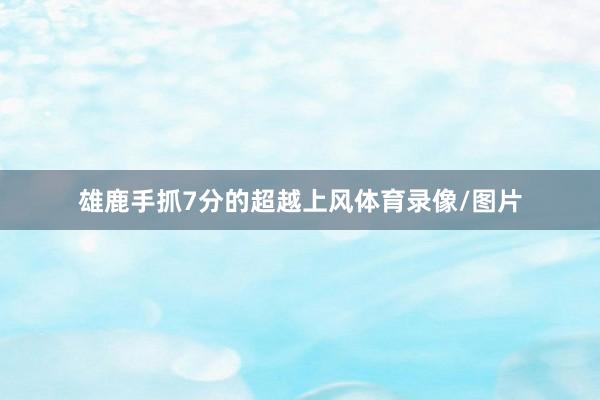 雄鹿手抓7分的超越上风体育录像/图片