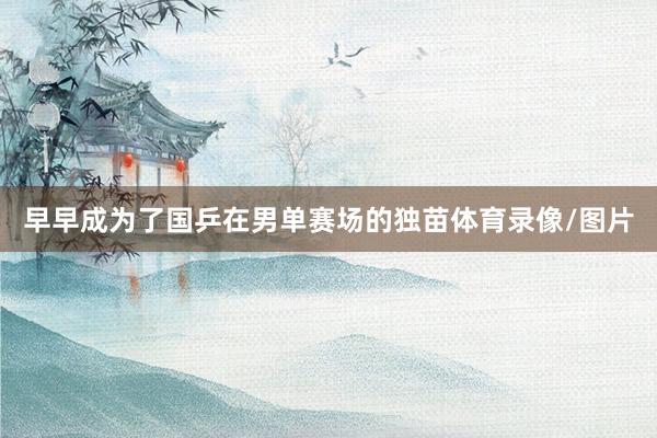 早早成为了国乒在男单赛场的独苗体育录像/图片