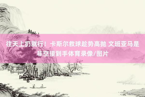 往天上扔就行！卡斯尔救球趁势高抛 文班亚马是非空接到手体育录
