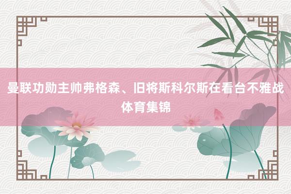 曼联功勋主帅弗格森、旧将斯科尔斯在看台不雅战体育集锦