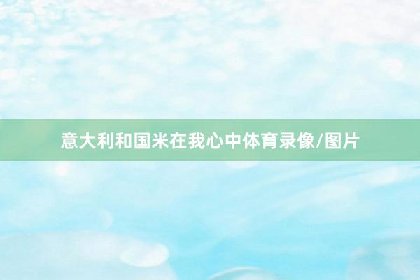 意大利和国米在我心中体育录像/图片
