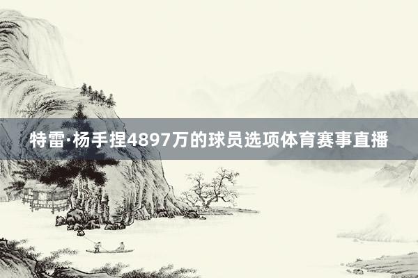 特雷·杨手捏4897万的球员选项体育赛事直播